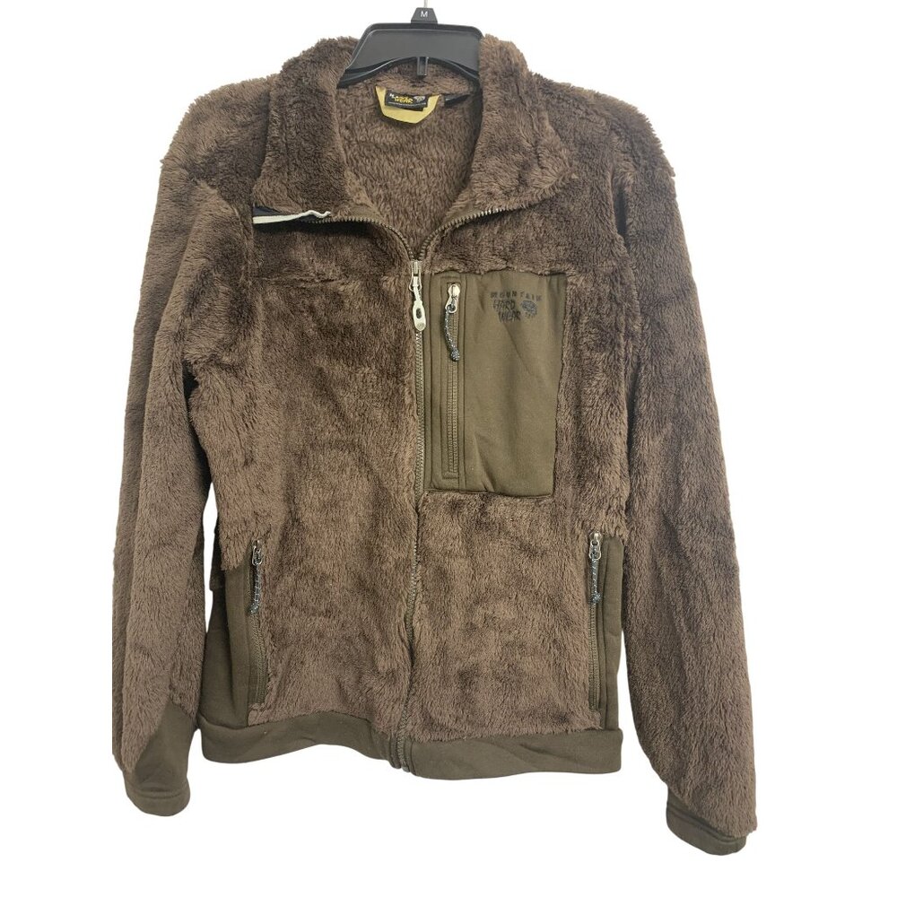Mountain Hardwear Chocolate Sherpa Full Zip Jacket Outdoor Size L